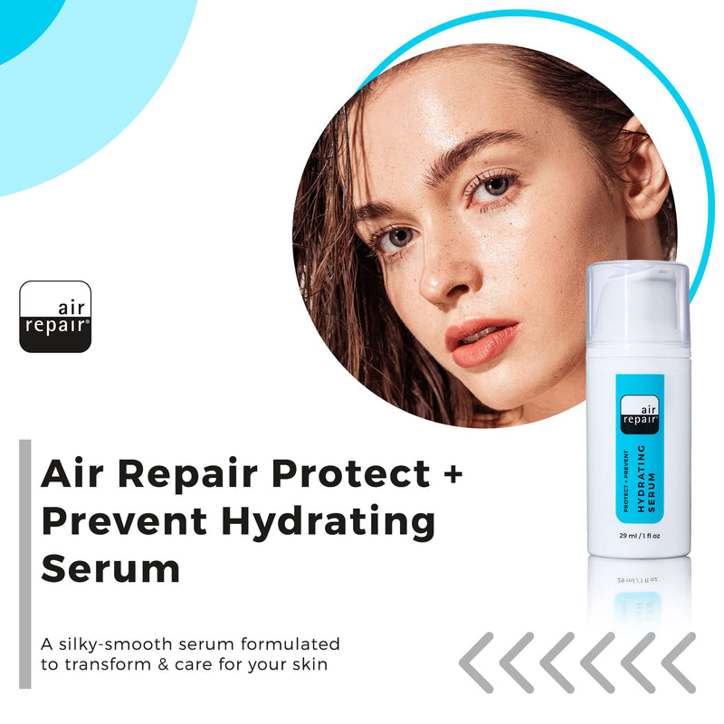 Face Serum for Skin Care - 72-Hour Facial Hydrating Serum with Vitamin C, Hyaluronic Acid, Vitamin E, Pentavitin, & More - Beauty Serum for Face & Neck - Facial Skin Care Products by Air Repair