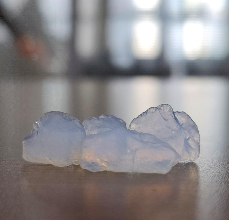 [Australia] - 80ML Aerogel Blocks Nanogel Granules (Frozen Smoke Blue Smoke) The lightest Solid in The World NASA Insulation Material 85 
