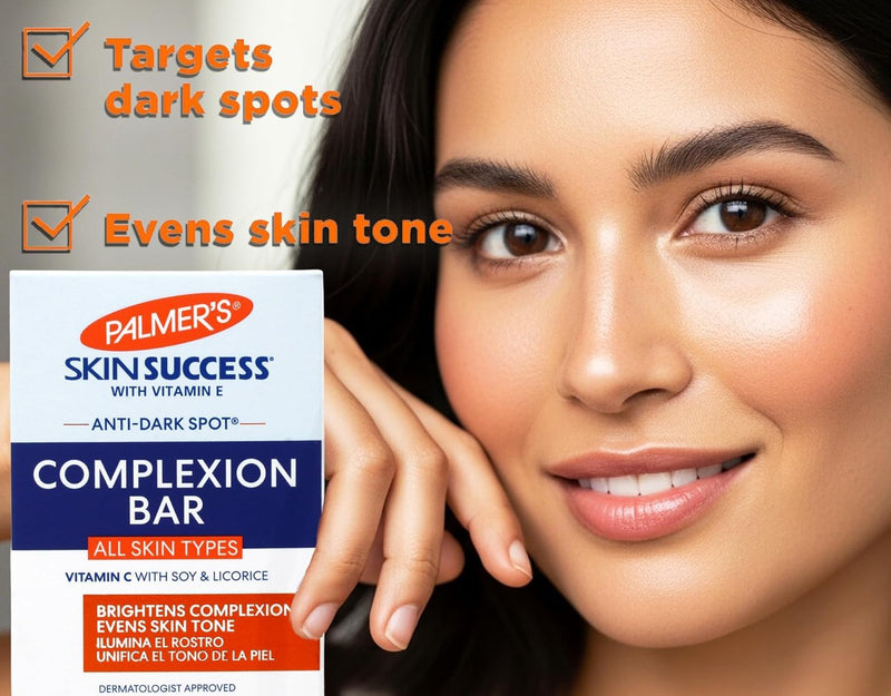 Palmer's Skin Success Anti-Dark Spot Complexion Bar, 3.50 oz (Pack of 4) Scented 14 Ounce (Pack of 1)