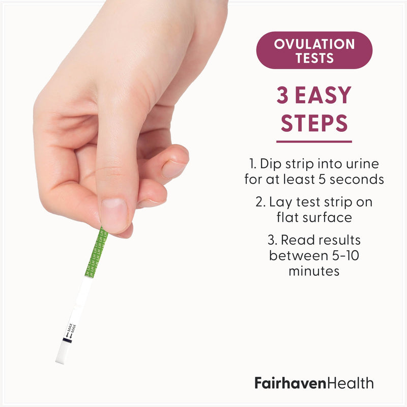 [Australia] - Fairhaven Health BFP Kit - 40 Ovulation and 10 Pregnancy Test Strips – Monitor LH and HCG Levels- Early Detection at Home for Women Trying to Get Pregnant - Made in North America 