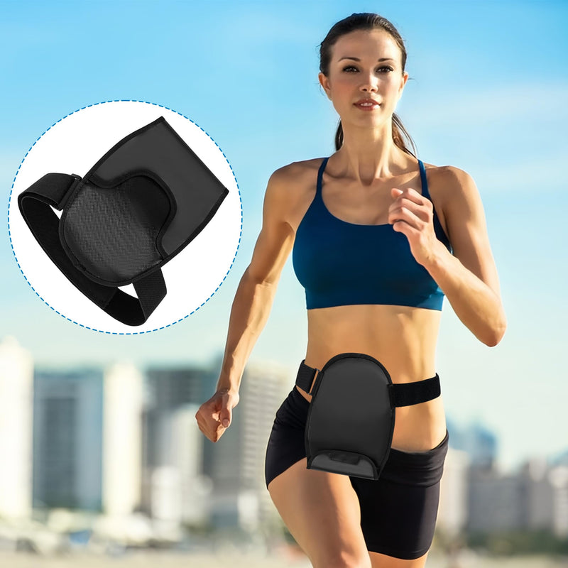 [Australia] - Ostomy Bag Covers with Adjustable Elastic Colostomy Support Belt Pouch Stoma Ileostomy Supplies for Women Men Black 