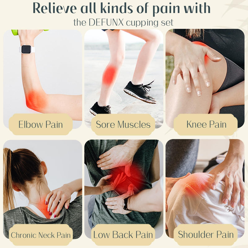 Cupping Kit for Massage Therapy - 24 Cups Professional Massage Cups Set with Manual Pump, Vacuum Cupping Therapy Set for Cellulite Reduction Muscle Pain Relief 24 Cups Green Box