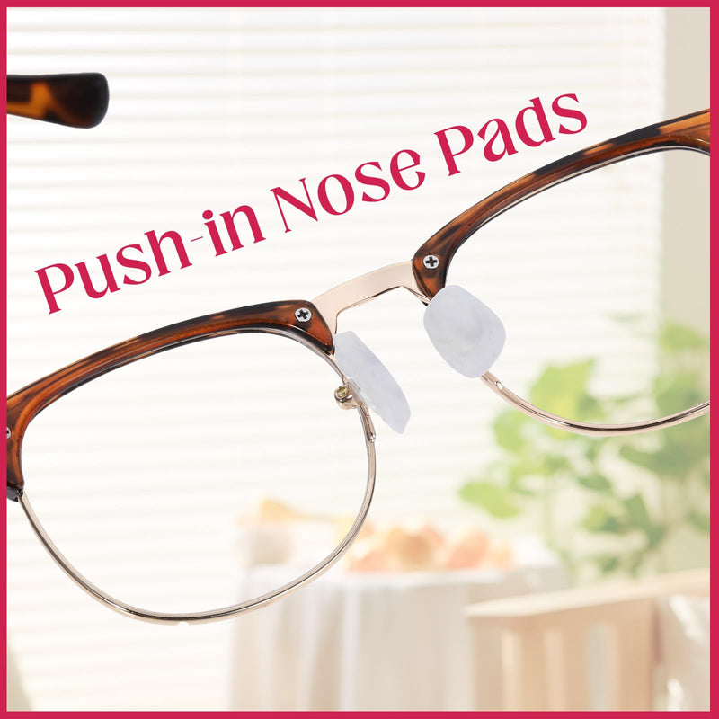 [Australia] - 5 pairs of glasses nose pads, nose pads for insertion, transparent silicone nose pads, non-slip glasses nose pads, glasses accessories, sunglasses, non-slip stoppers, glasses nose pad 