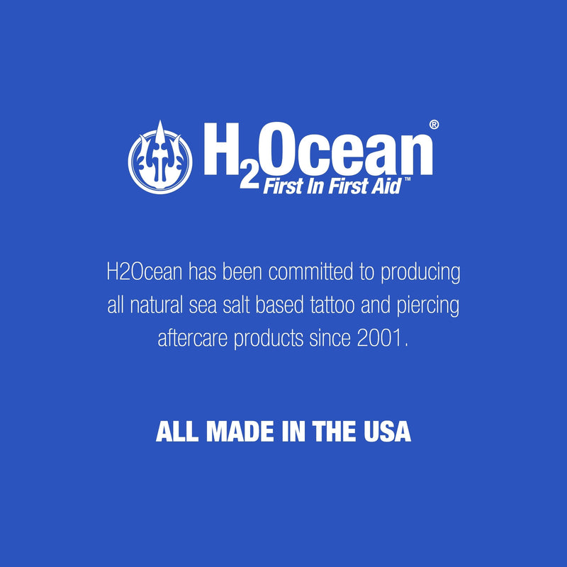[Australia] - H2Ocean Patented Piercing Aftercare Spray Sea Salt Saline 4oz 