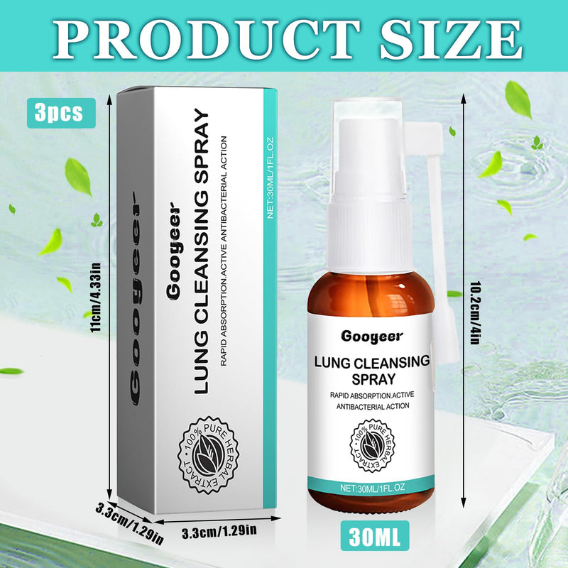 [Australia] - Herbal Lung Spray Pack of 3, Herbal Lung Cleansing and Repair Spray, Lung Cleansing Spray, Herbal Lung Cleansing Spray, Suitable for Daily Use Color 5 