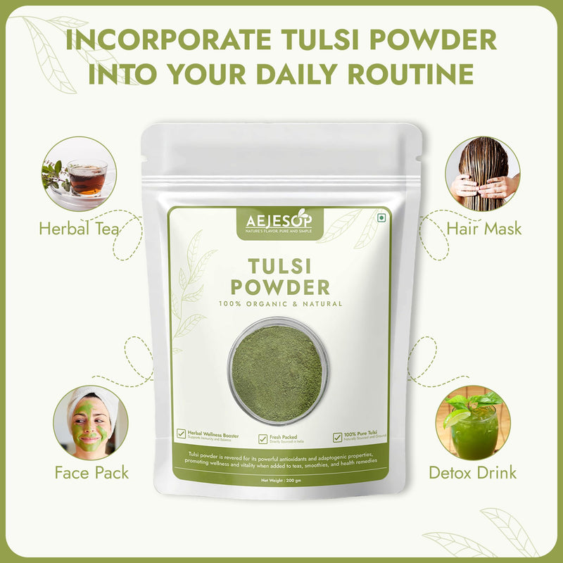 [Australia] - Tulsi (Holy Basil) Powder | Ocimum Sanctum, 7oz (200g) 