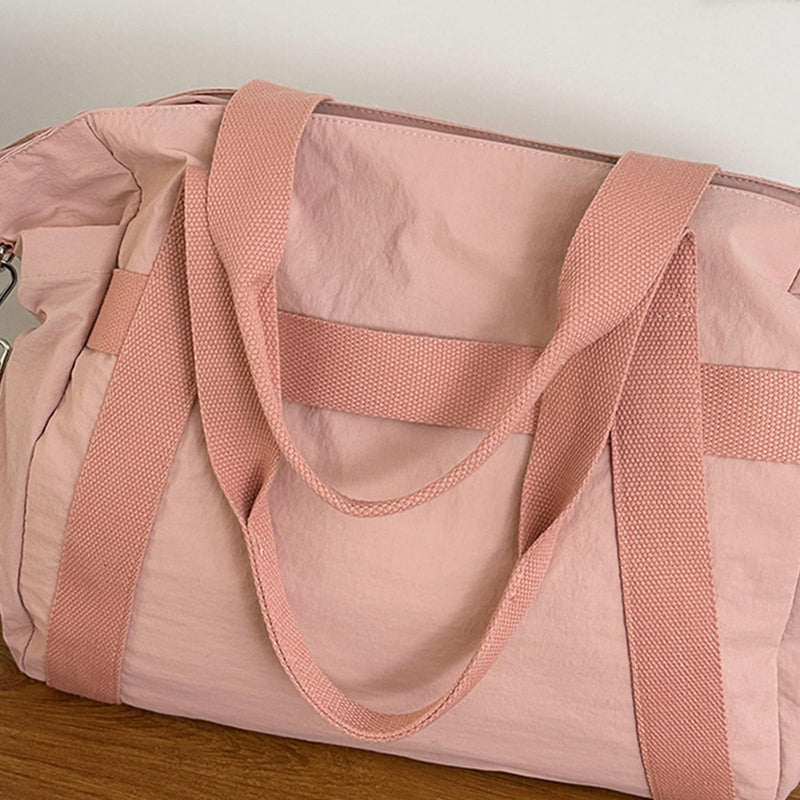 Sursee Large Tote Bags for Women Crossbody Shoulder Purses Travel Duffel Bag Sports Gym Bags Pink