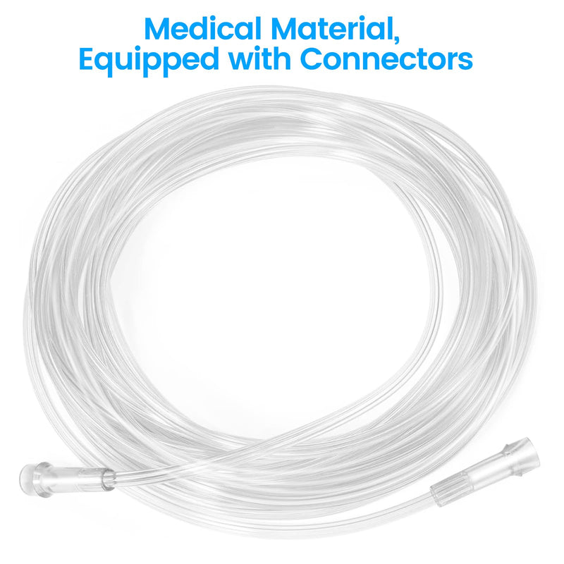 [Australia] - Oxygen Tubing - Extension High Flow Oxygen Tubing Transparent Crush Resistant Oxygen Extension Tube with Connectors - 5 Foot - Pack of 3 Tubes 3PCS Oxygen Extension Tubing-5 Ft 