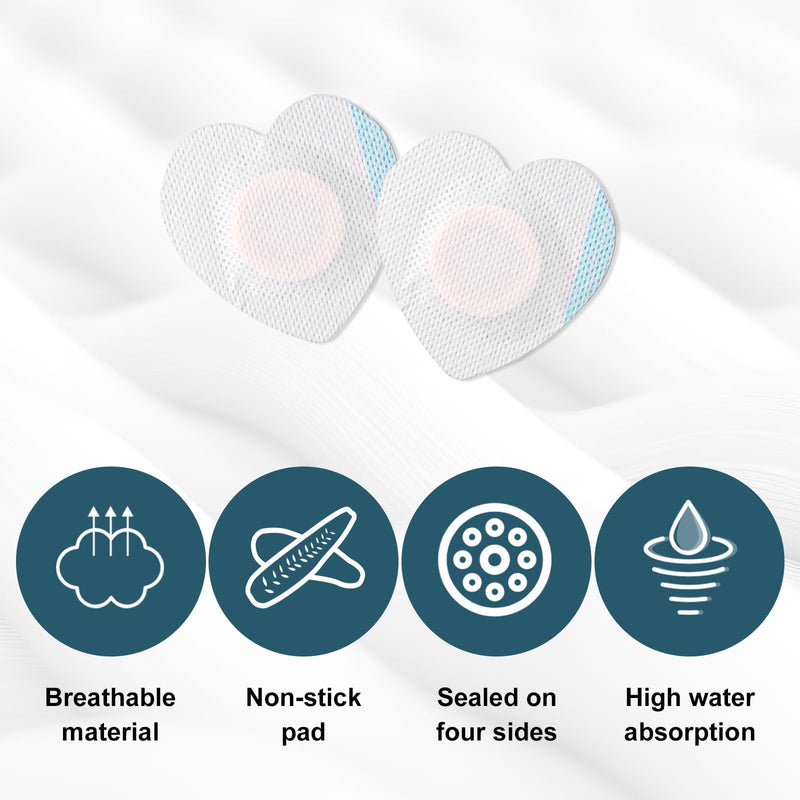 [Australia] - 50pcs Castor Oil Wrap for Belly Button, Heart Shape Self-Adhesive & Highly Absorbent Castor Oil Wrap Pack for Belly Button Pad Patches Waterproof Disposable Cover Stickers (Oils Not Included) 50 
