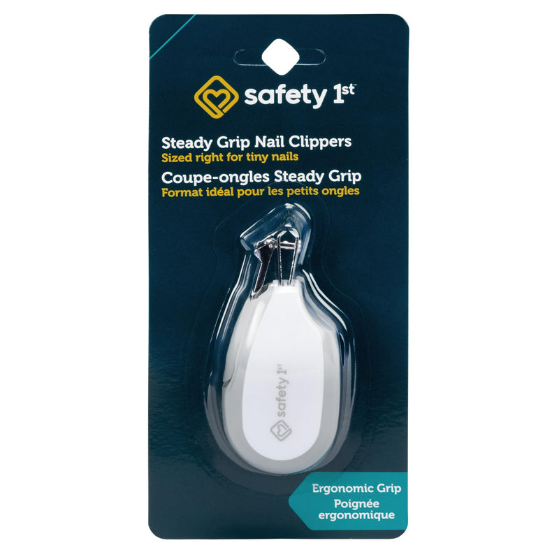 [Australia] - Safety 1st Steady Grip Infant Nail Clipper (Colors May Vary) 1 Count (Pack of 1) 