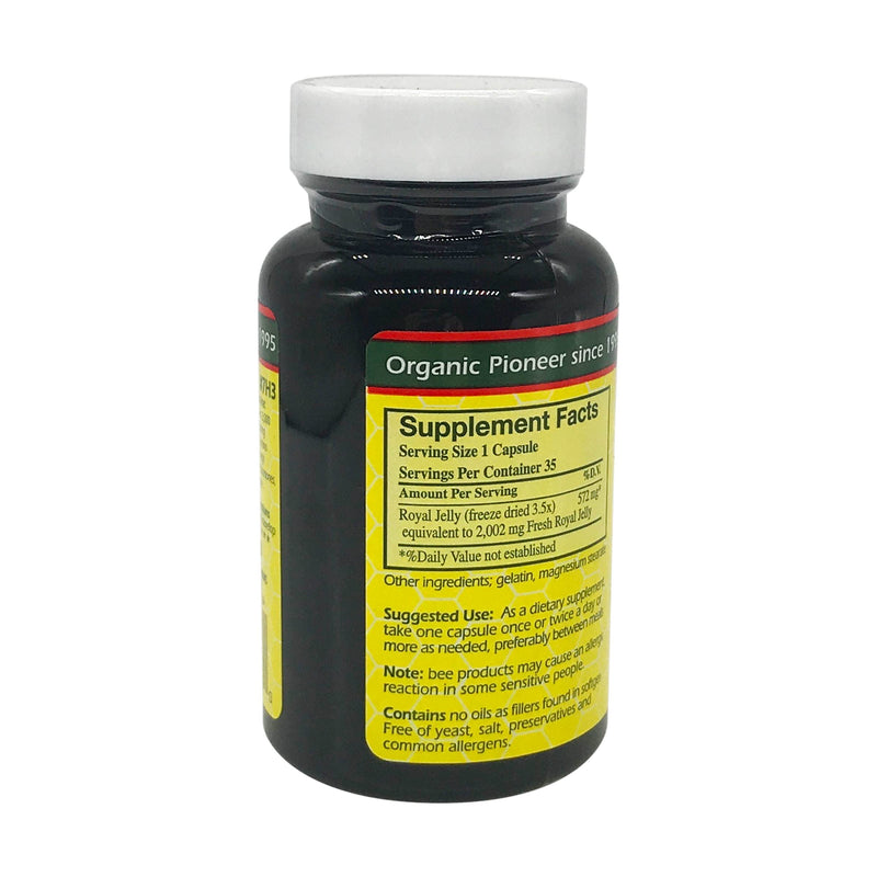 [Australia] - YS BEE Farms Pure Royal Jelly Capsules, 35 CT 
