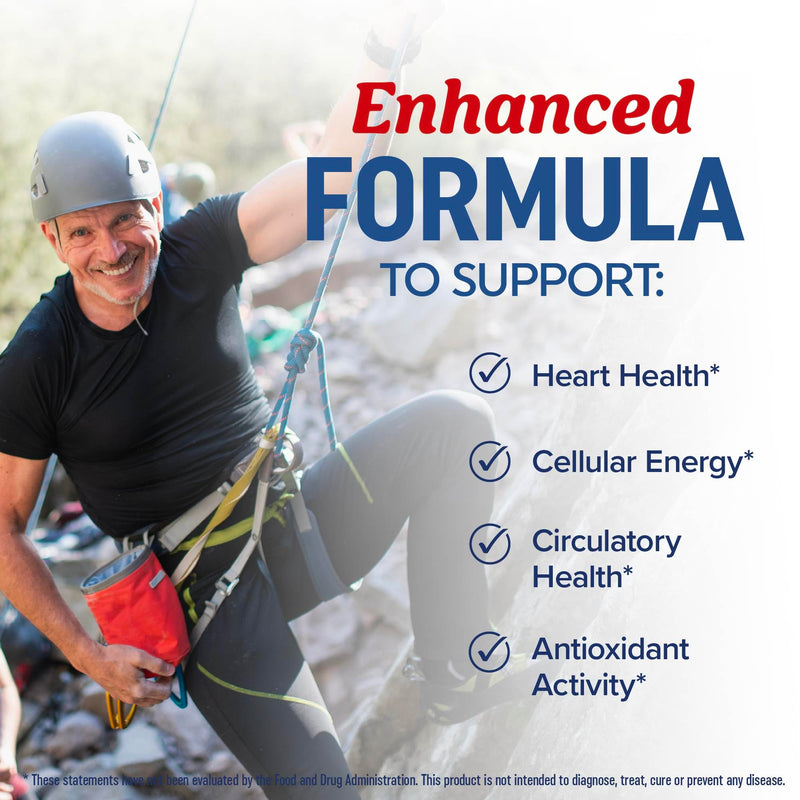 [Australia] - Omega 3 Fish Oil + Co Q10 | 1305MG Omega-3 with CoQ10 100MG for Heart Health, Cellular Energy, and Antioxidant Support | Co Q 10 + Omega3 | Coenzyme Q10 Fish Oil Supplements | Non-GMO | 60 Ct 
