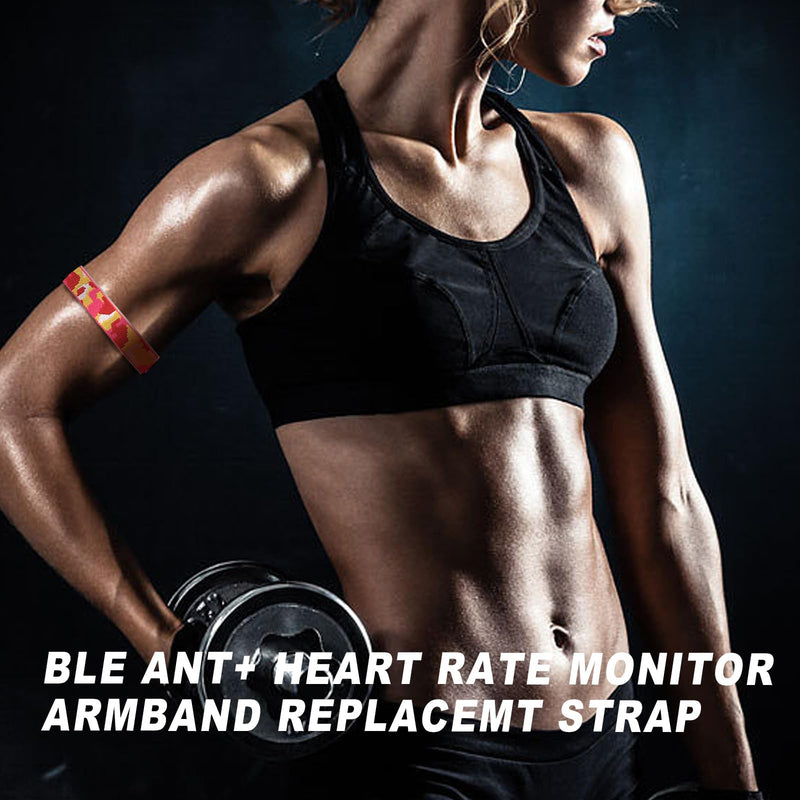 [Australia] - FITCENT Heart Rate Monitor Replacement Band Strap Compatible with Orange Theory Fitness, OTF, OT Beat Burn Armband Pink 
