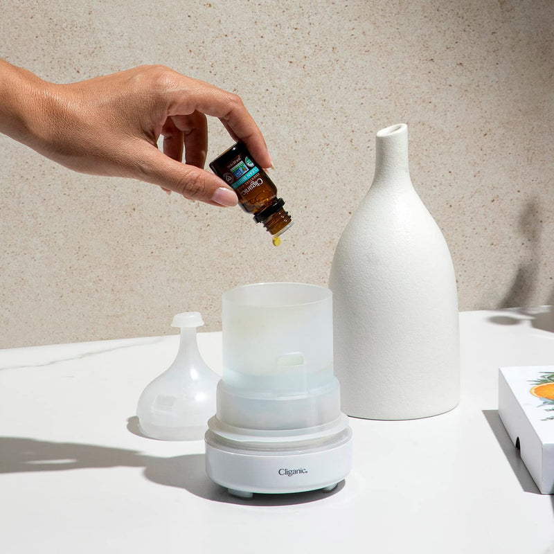 [Australia] - Cliganic Organic Peppermint Essential Oil, 100% Pure Natural Undiluted, for Aromatherapy | Non-GMO Verified (Packaging May Vary) 0.33 Fl Oz (Pack of 1) 