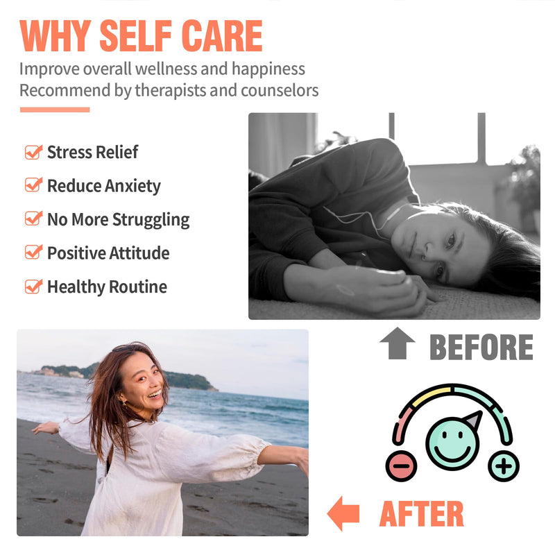 [Australia] - Positive Messages in a Bottle (60+ Positive Affirmations),Self Care Gifts for Women Men Stress Relief Get Well Soon,Self Care Kit Pre-Written Daily Messages for Relaxation,Inspiration 