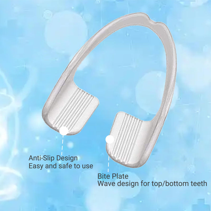 [Australia] - Mouth Guard Nighttime Protection for Teeth | Dental Guard for Grinding & Clenching Teeth with Portable Hygiene Case | BPA Free Ready to Wear, Sleep Well, Disposable, One Size Fits All 16 Count 