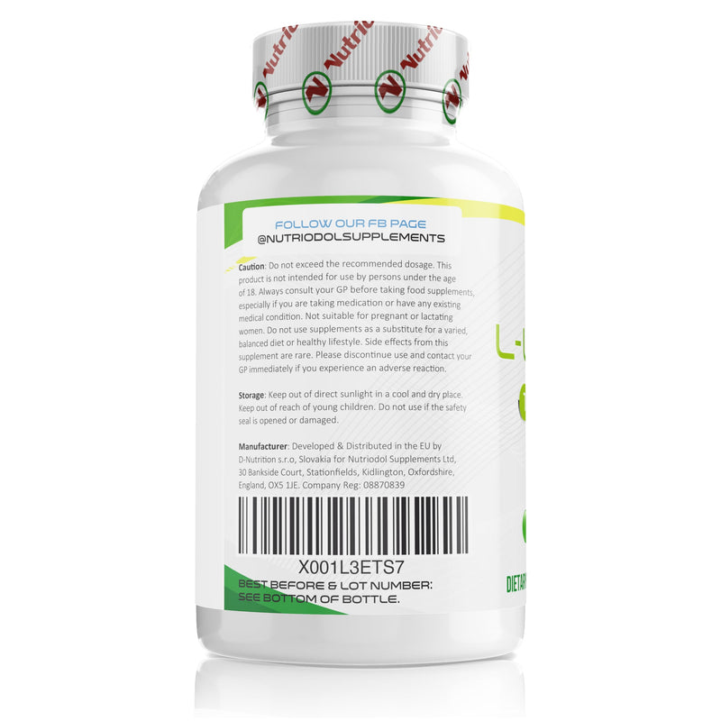 L-Lysine x 90 1000mg Tablets | Smallest Possible 19mm Formula | Easier to Swallow and Quicker to Absorb - Suitable for Vegetarian and Vegan. (90) (Pack of 2) 90 count (Pack of 2)