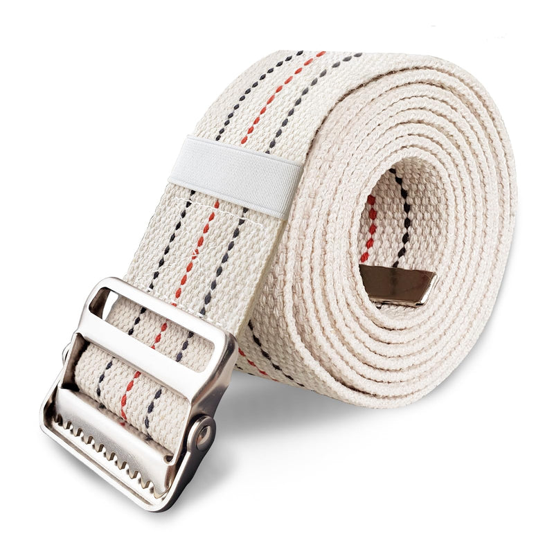 [Australia] - Aliseniors Transfer and Gait Belt with Metal Buckle - 60 Inch, Standing and Transfer Walking Assist Aid for Seniors, Elderly Patients, Caregiver, Nurse, Therapist 1 Pack 