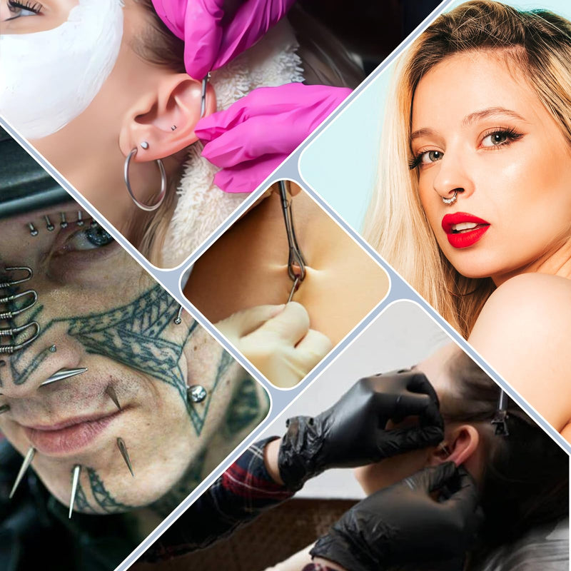 [Australia] - 100pcs Piercing Needles Mixed 12G 14G 16G 18G 20G Hollow Needles for All Piercings mix+100pcs 