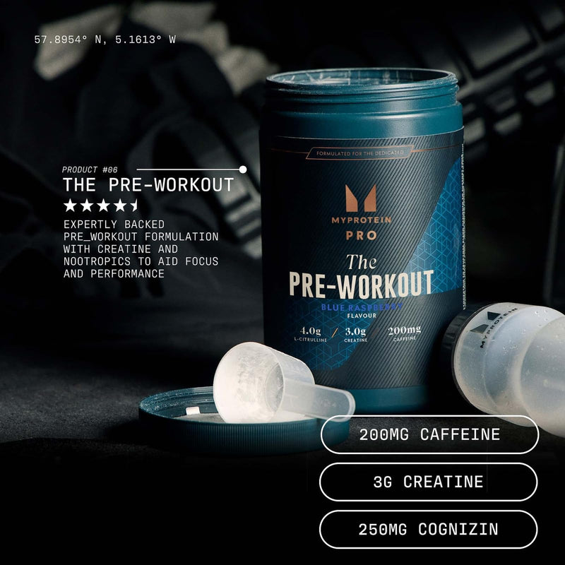 Myprotein THE Pre-Workout Powder | Advanced Pre Workout with 200mg Caffeine, Creatine & Nootropics | Boosts Energy, Focus, Endurance & Performance (30 Servings, Orange Mango Passionfruit) 30 Servings