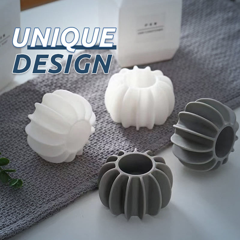 [Australia] - 4Pcs 2023 Reusable Laundry Balls Laundry Scrubbing Balls for Washing,1PC Machine Silicone Steamer Dryer Balls Washer Balls Washing Ball 