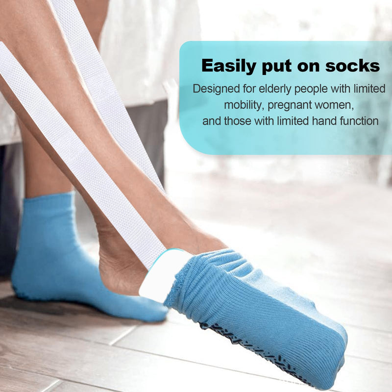 [Australia] - Sock Aid Tool,Easily Pull on Socks Without Bending, for Elderly, Disabled,Pregnant, Diabetics 