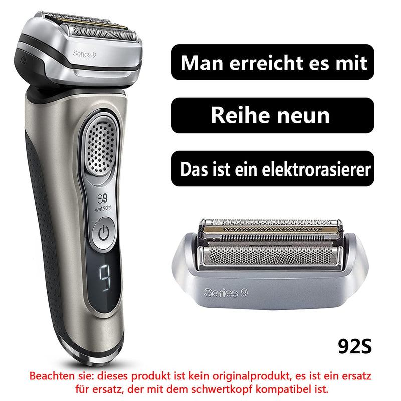 [Australia] - Compatible with Braun Series 9, 92S shaving heads, electric razors for men, for Braun shaving head Series 9 9290cc, 9291cc, 9370cc, 9293s, 9385cc, 9390cc, 9330s 