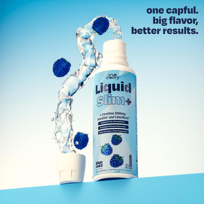 [Australia] - Liquid Slim ‚Äì Advanced Liquid L-Carnitine 3000mg with CaloriBurn GP¬Æ and InnoSlim¬Æ, Stimulant Free, Zero Calorie, Sugar Free, Blue Razz Flavor, 31 Servings 