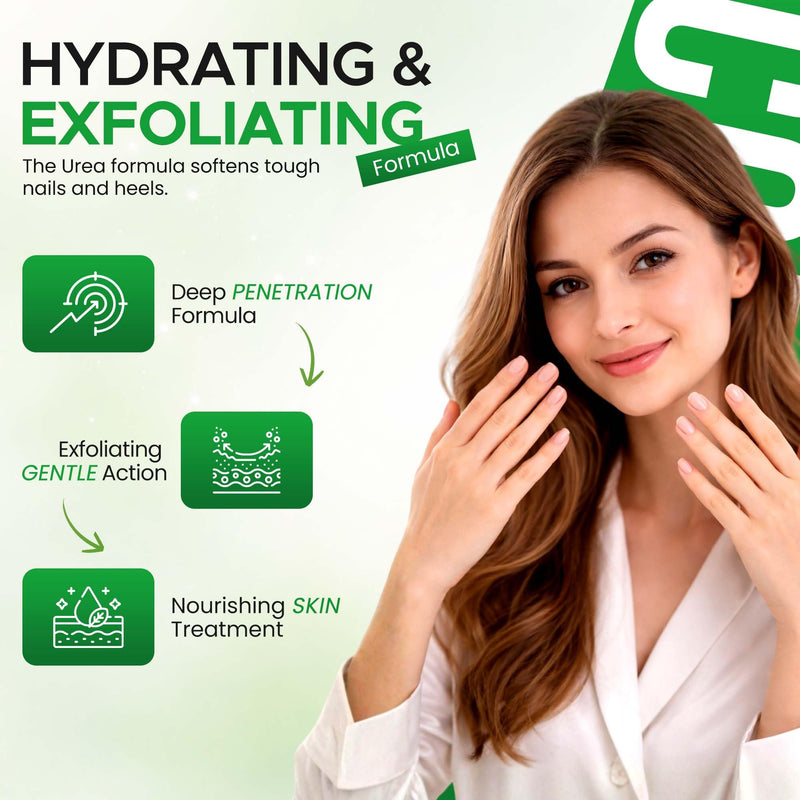 Professional Bare 40 Pro Urea lotion with 40% Urea Cream for feet | Urea Cream for Dry, rough skin, Hydrating & Exfoliating Formula for Dry, Enriched with Tea Tree Oil, Aloe Vera & Jojoba Beads