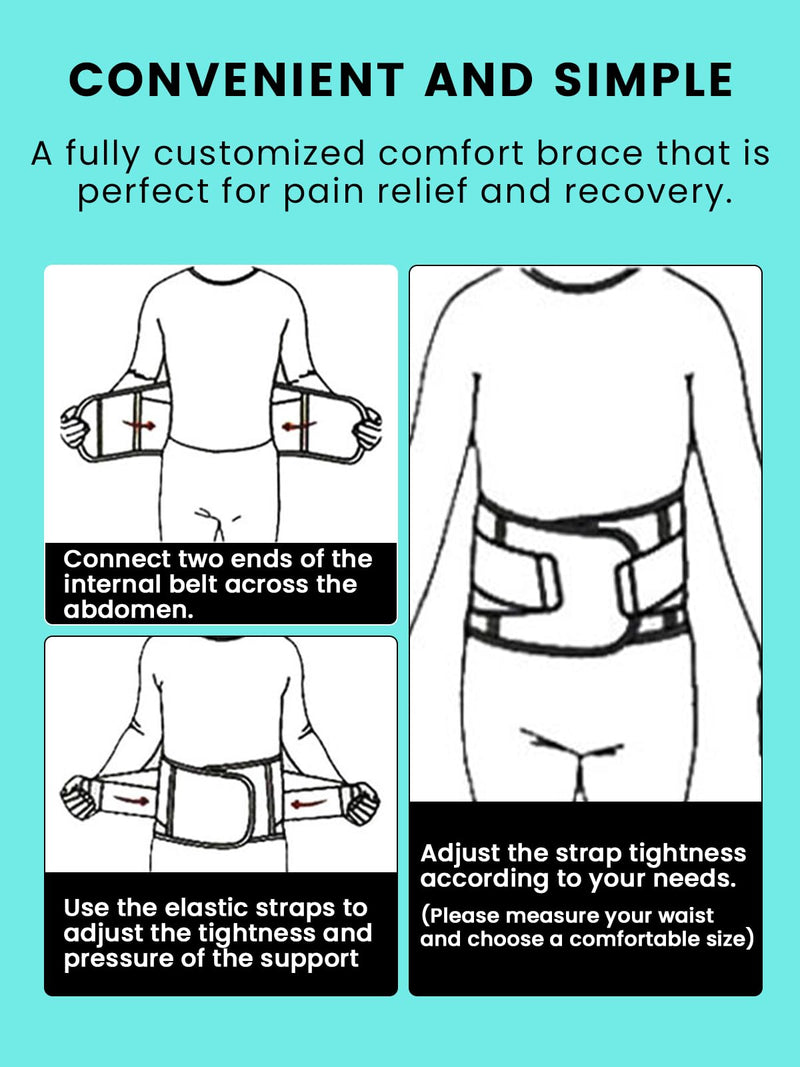 [Australia] - SYXUPAP Back Braces for Lower Back Pain Women and Men, Lumbar Support Belts for Men and Women with Anti-skid Lumbar Strips Pad, For Sciatica, Scoliosis, Heavy Lifting and Work, with Adjustable System XL(Your Waist 39″-47″) Your Weight:195-225lbs 