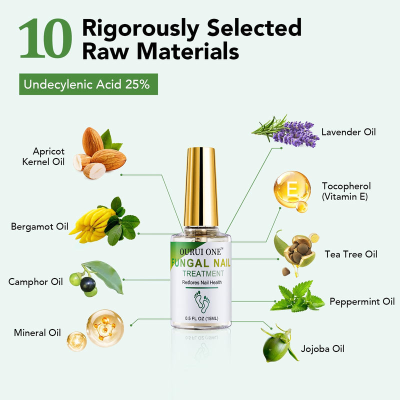 Toenail Fungus Treatment Extra Strength, 30ML Fungal Nail Treatment for Thick, Yellow, Discolored Nails, 4 Weeks Toe Nail Fungus Treatment, Ingrown Toenail, Athletes Foot, Nail Growth & Strengthener