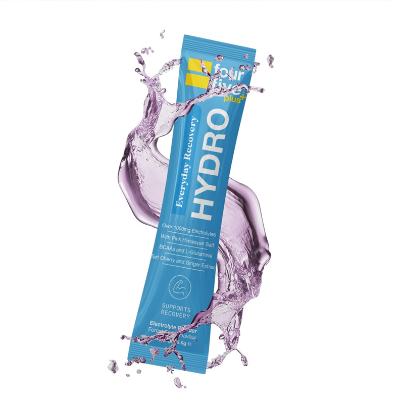 fourfive Hydration Sachets (Recovery Blend) Hydro Electrolytes Powder with Vitamins, BCAAs & Cordyceps, for Enhanced Recovery - Forest Fruits, 30 Sachets 1 count (Pack of 30)
