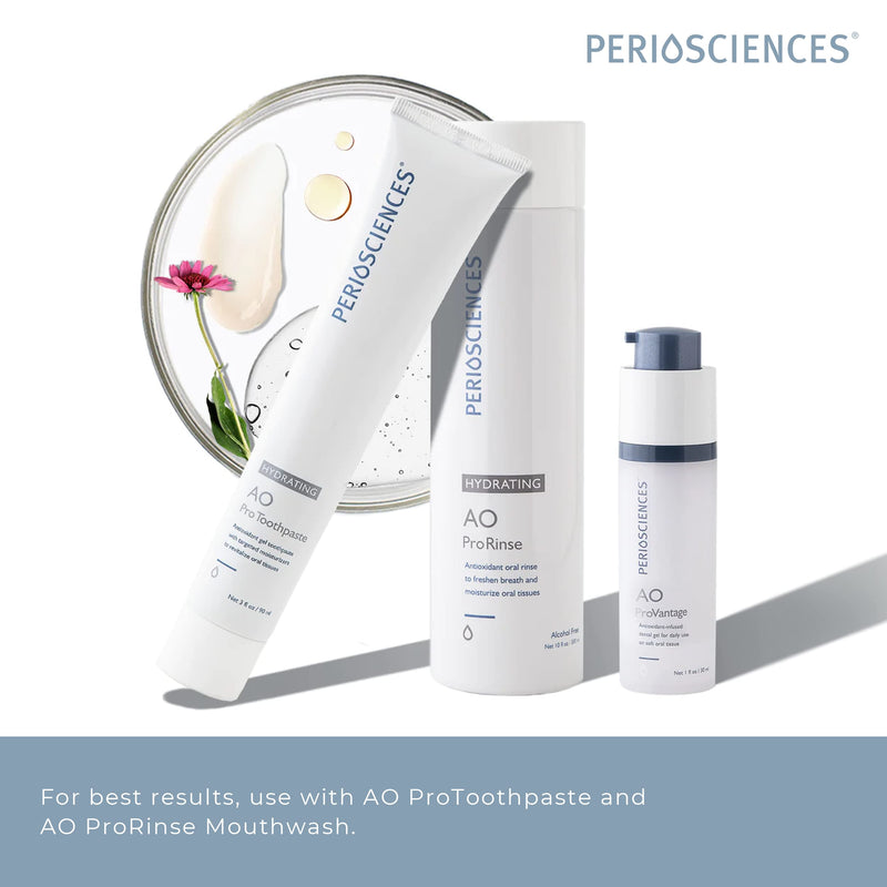 [Australia] - PerioSciences AO ProVantage Dental Gel with Antioxidants – Oral Gum Gel – Oral Care to Maintain Gum Health, 0.5 fl. Oz / 15ml 