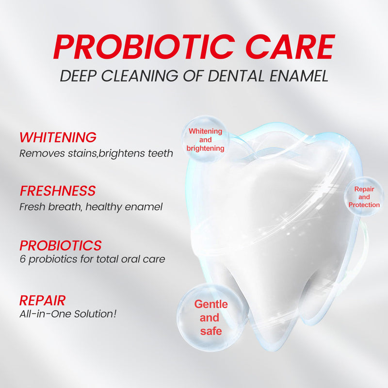 [Australia] - SP-6 Probiotic Whitening Toothpaste - Enhanced Formula with 6 Probiotics for Teeth Whitening and Gum Health - Enamel-Safe, Fluoride-Free, Fresh Mint Flavor, 4.6oz (2) 2 