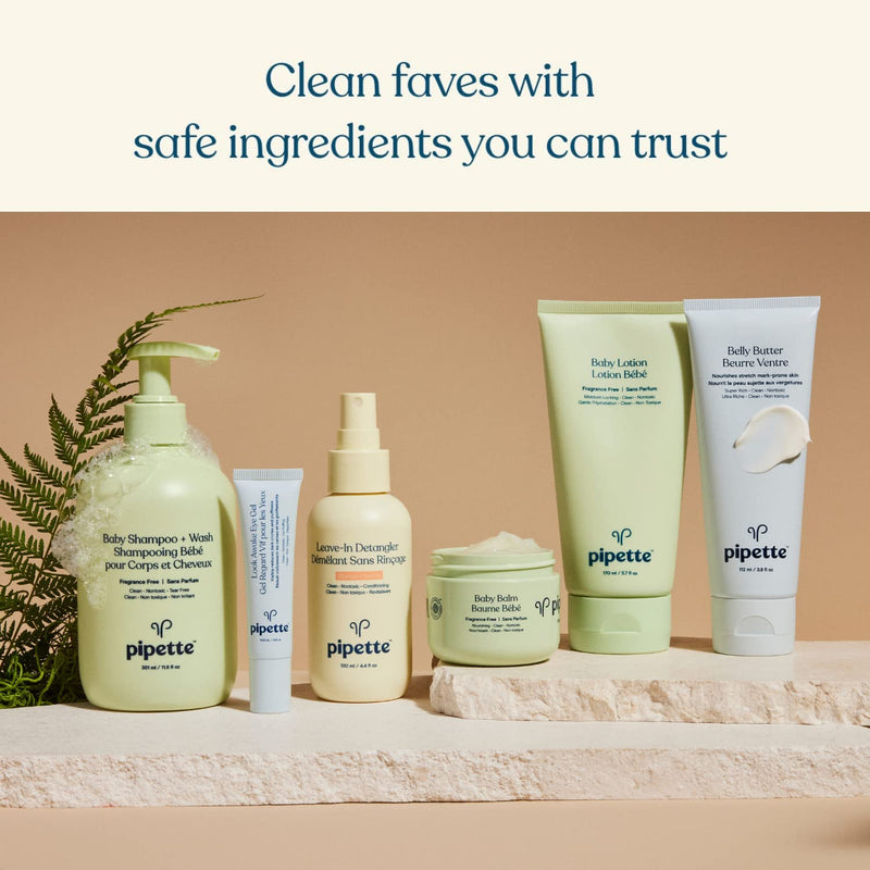 [Australia] - Pipette Baby Shampoo and Body Wash - Vanilla + Ylang Ylang, Tear-Free Bath Time, Hypoallergenic, Moisturizing Plant-Derived Squalane, Non-Toxic, Sulfate Free, 11.8 fl oz 11.8 Fl Oz (Pack of 1) 