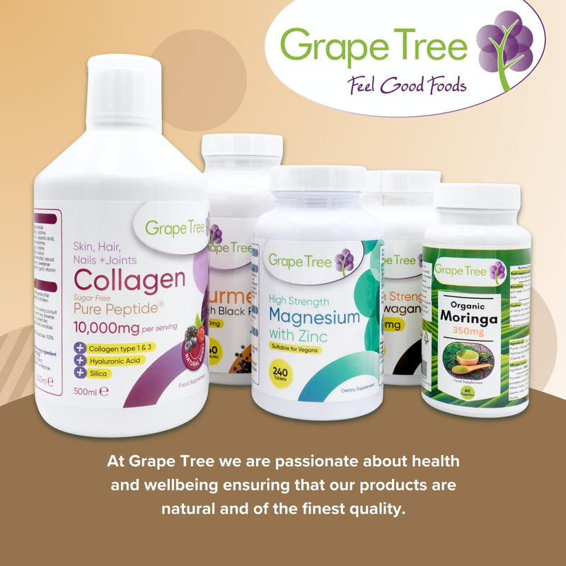 Grape Tree Omega 3 Fish Oil 1000mg 240 Softgels. 4 Month Supply. EPA & DHA Omega-3 Fatty Acids. Fish Oil Capsules Made in the UK. Gluten & Lactose Free 120 count (Pack of 1)