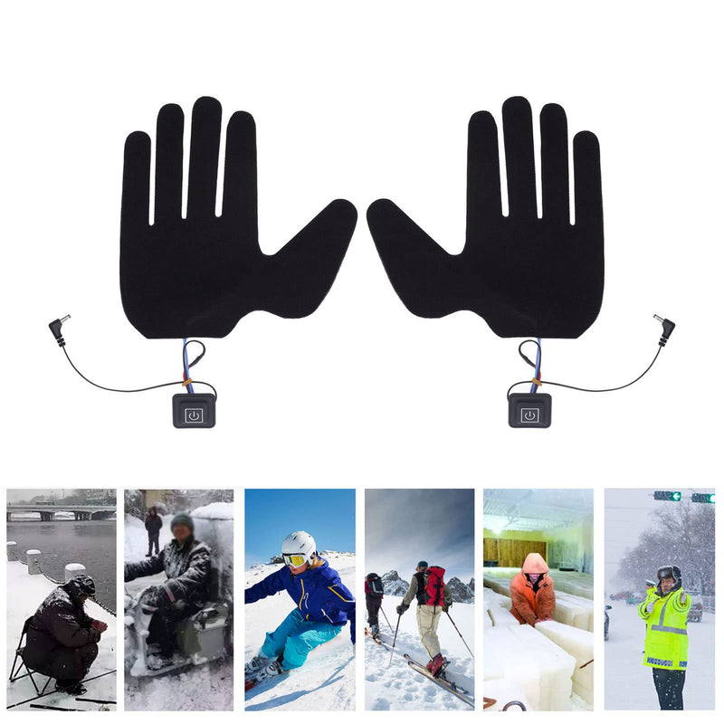 [Australia] - 2-piece electric heating glove pads with 3 adjustable gears, ultra-soft material, wide range of applications for running and hiking 