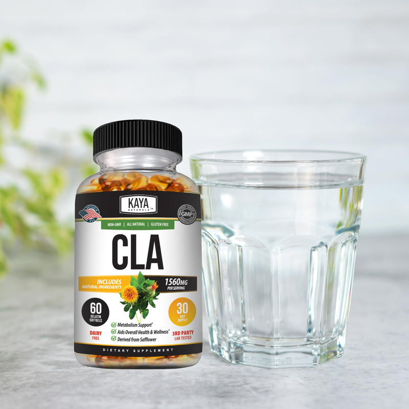 [Australia] - Kaya Naturals CLA Capsules ‚Äì Conjugated Linoleic Acid ‚Äì Non-GMO & Gluten-Free (60 Count (Pack of 1)) 60 Count (Pack of 1) 