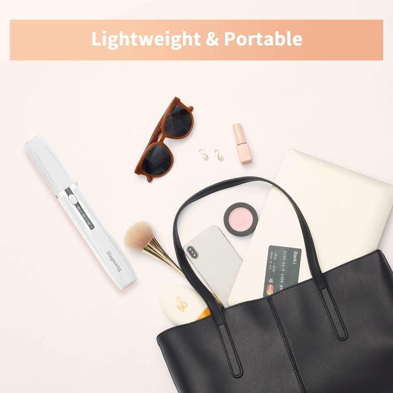[Australia] - Eyebrow Trimmer, Electric Eyebrow Razor for Women Men, Rechargeable Painless LED Light Facial Hair Shaver Remover with Rinseable Blade for Face Lips Neck Leg White 