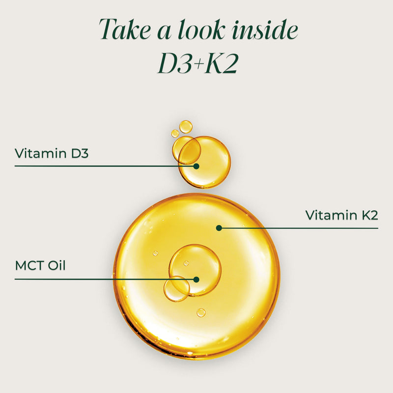 Primal Vitamin D3 & K2 Drops by Primal Harvest - Nutritional multivitamin with MCT Oil, Liquid Vitamin with Dropper Bottle, for Men and Women, 980 Drops (1 Pack) 30 ml (Pack of 1)