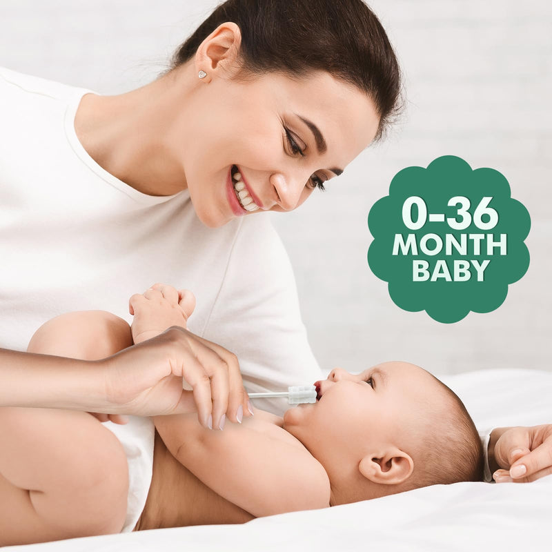 [Australia] - 52Pcs Baby Tongue Cleaner, Disposable Baby Toothbrush Oral Cleaner, Infant Gum and Tooth Cleaning Stick for Newborns, Toddler Mouth Cleaner 1 Count (Pack of 52) 