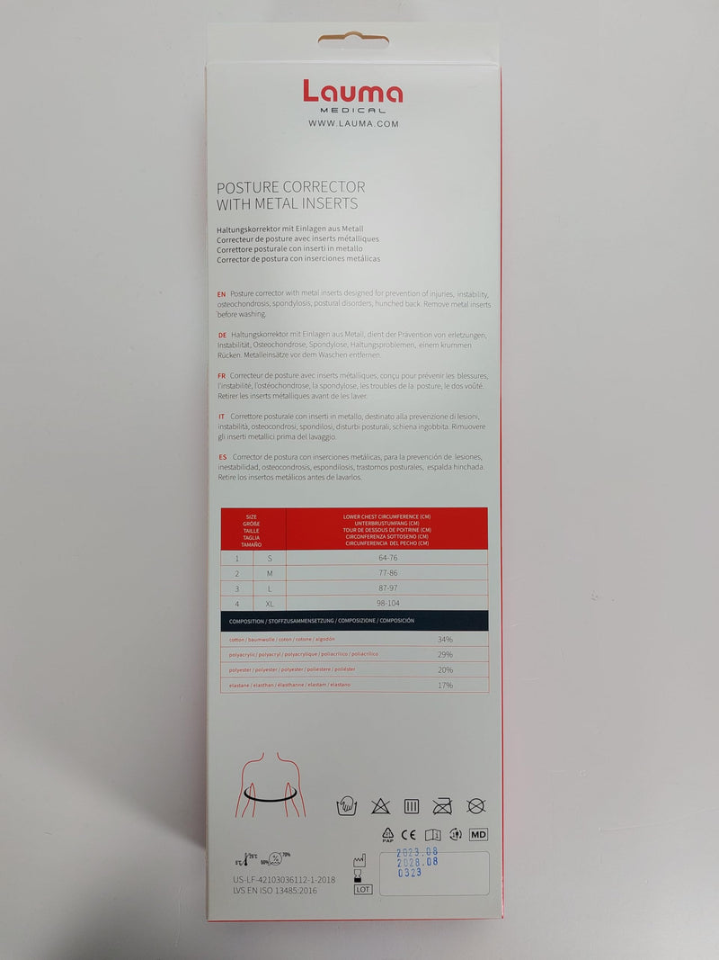 Posture Corrector with Metal Inserts for Women and Men, Adjustable & Breathable Back Brace, Pain Relief for Neck, Back, and Shoulders, Upper Back Support, Back Straightener for Posture, Medium