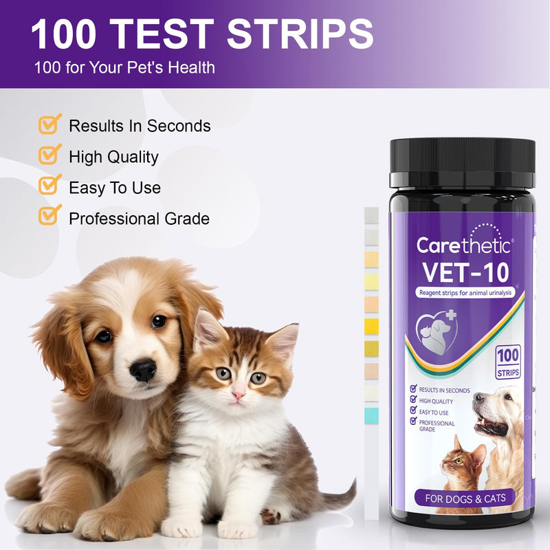 [Australia] - Pet Urine Test Strips ‚Äì 10 Parameter Cat & Dog Urine Test Kit, at-Home UTI Test for Cats & Dogs, Easy to Use, Fast Results 