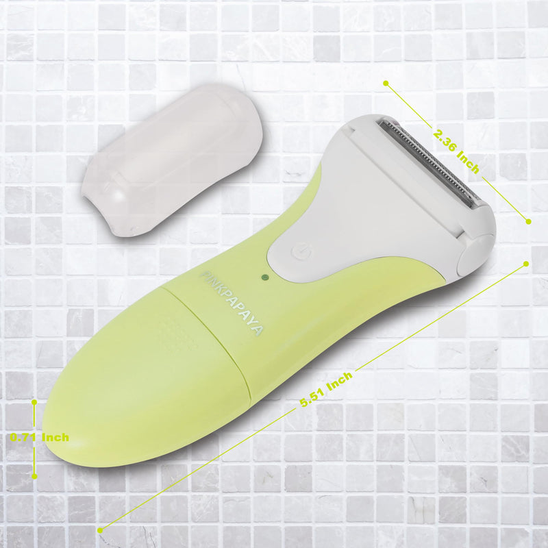 Electric Razors for Women & Bikini Trimmer-Waterproof Cordless for Shower,Travel | Hypoallergenic Foil Shaver for Legs,Underarms,Bikini Line,Wet/Dry.OliveDrab/iuy6 Green White