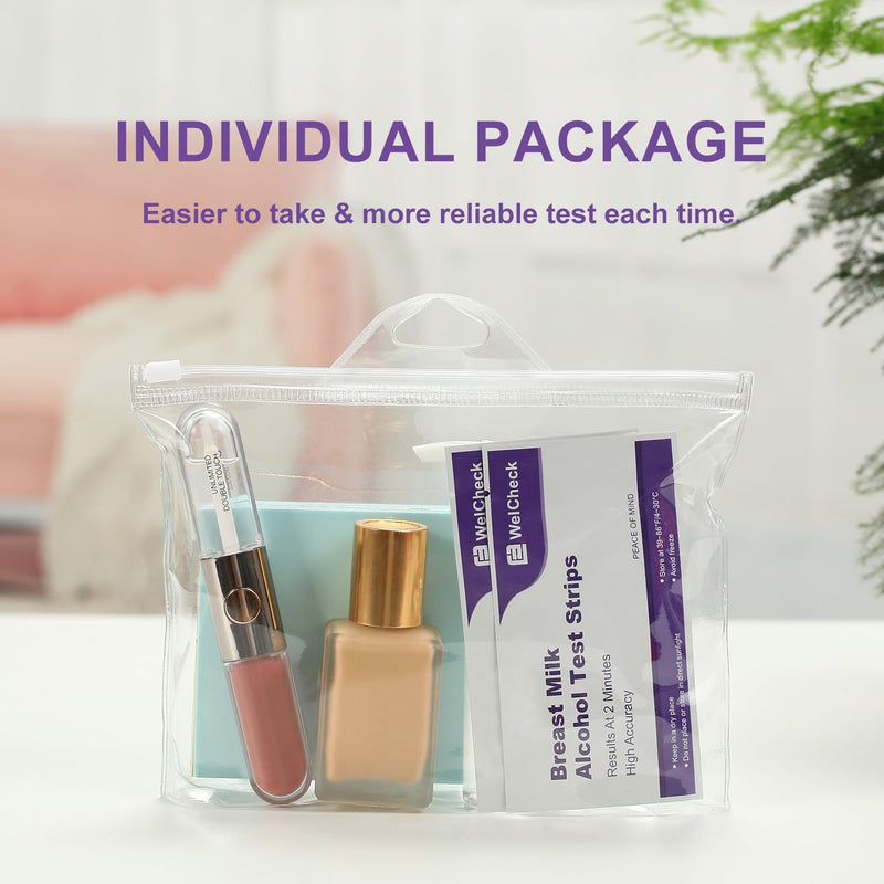 Breast Milk Alcohol Test Strips for Breastfeeding Moms, Alcohol Test Strips for Breastmilk, Detects Alcohol at Home in 2 Minutes, 25 Pack