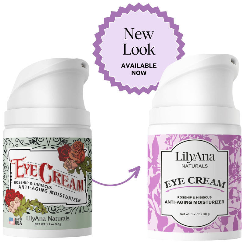 [Australia] - LilyAna Naturals Eye Cream for Dark Circles and Puffiness, Under Eye Cream for Wrinkles and Bags, Anti Aging Eye Cream helps Improve Dryness; for Sensitive Skin - 1.7 oz - Made in USA Bottle 1.7 Ounce (Pack of 1) 