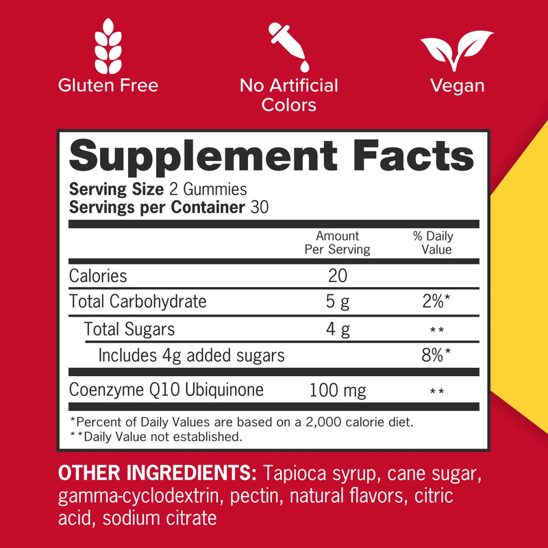 [Australia] - Qunol CoQ10 Gummies, CoQ10 100mg, Delicious Gummy Supplements, Helps Support Heart Health, Vegan, Gluten Free, Ultra High Absorption, 2 Month Supply (60 Count, Pack of 2) Creamy Orange 120 Count (Pack of 1) 