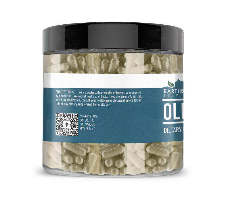 [Australia] - Earthborn Elements Olive Leaf Extract 200 Capsules, Pure & Undiluted, No Additives 200 Count (Pack of 1) 