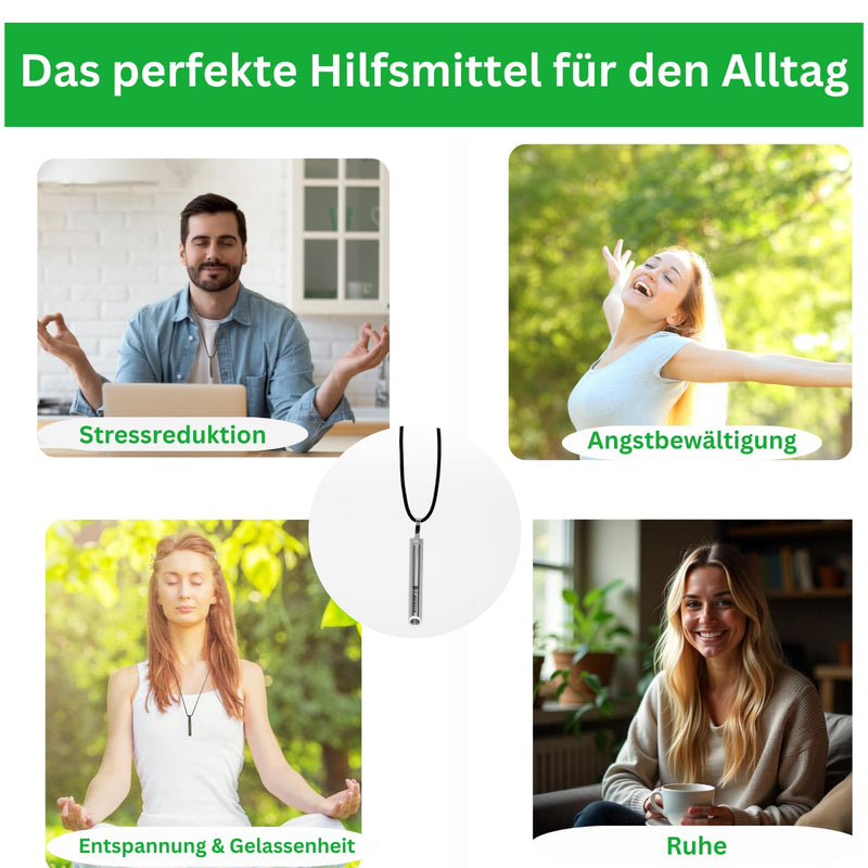[Australia] - F.MERZCA® Premium Hoki aid chain - Hoki necklace against anxiety, Hoki chain panic attacks aid against panic and anxiety disorders, Höki necklace, Höki original anxiety disorder aid classic 