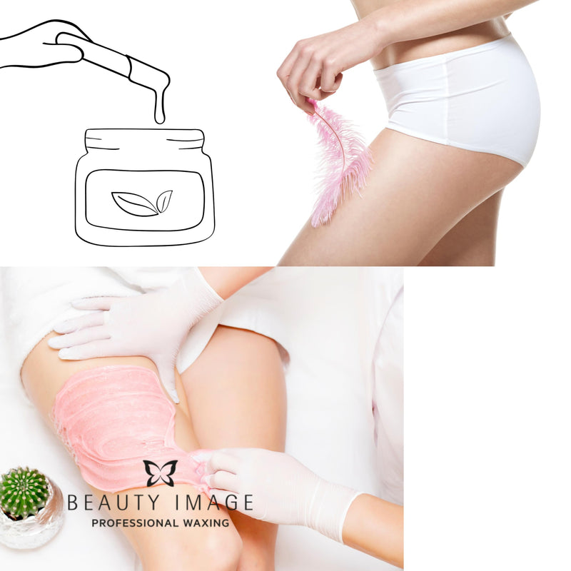 [Australia] - Microwave hair wax for face and body, warm wax, soft and creamy, for sensitive skin, effective on very short hair 